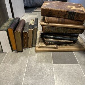 Vintage antique book lot